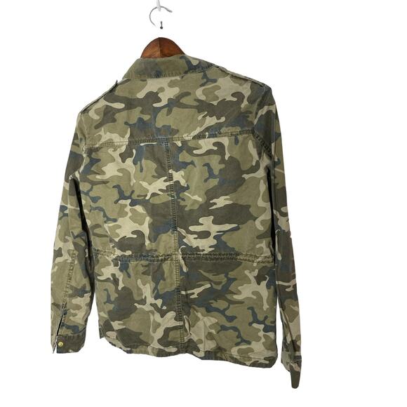 Love Tree Camo Utility Jacket Green Camo Womens size small - Picture 2 of 2